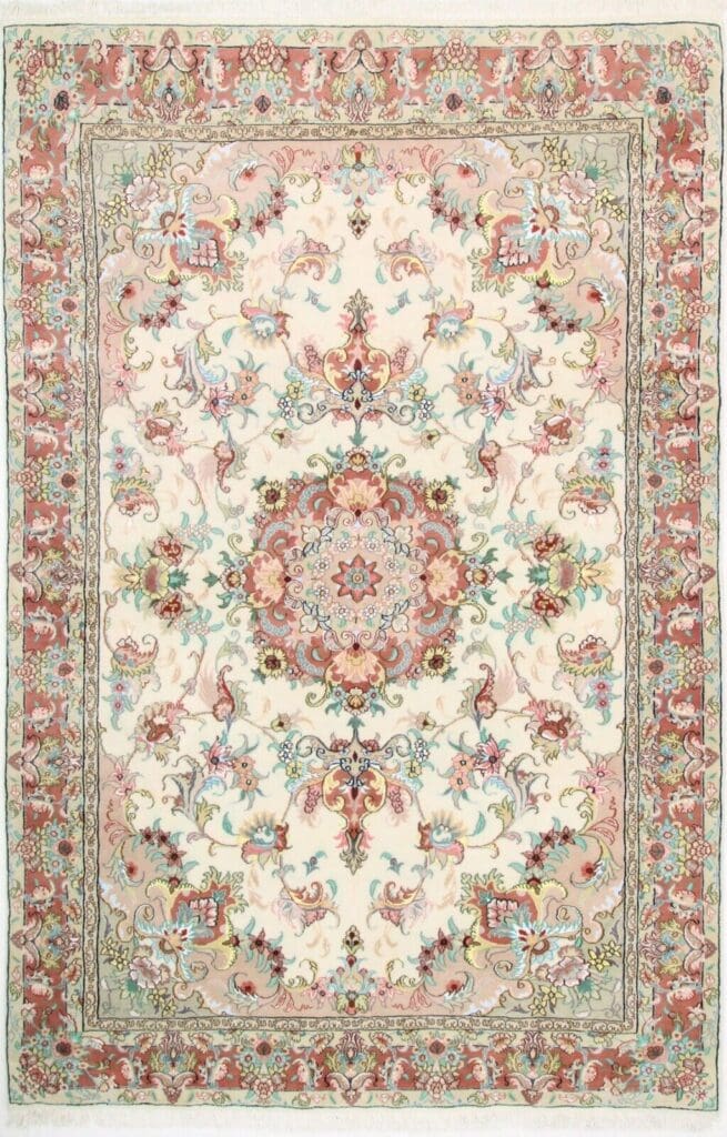 Perserteppich Tabriz 304 x 201 cm Wolle handgeknüpft