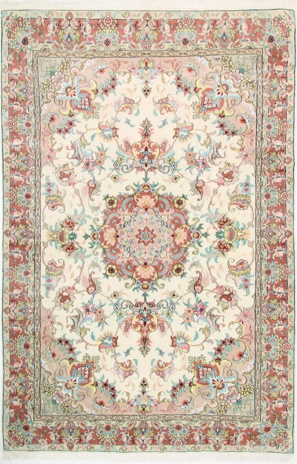 Perserteppich Tabriz 304 x 201 cm Wolle handgeknüpft