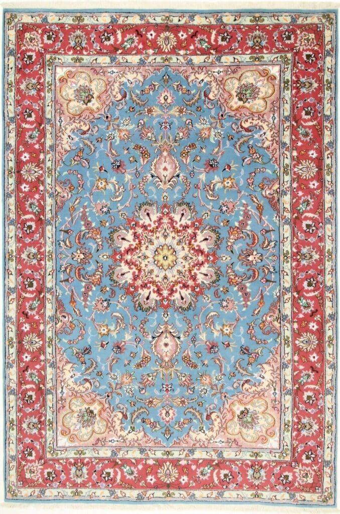 Perserteppich Tabriz 293 x 197 cm Wolle handgeknüpft