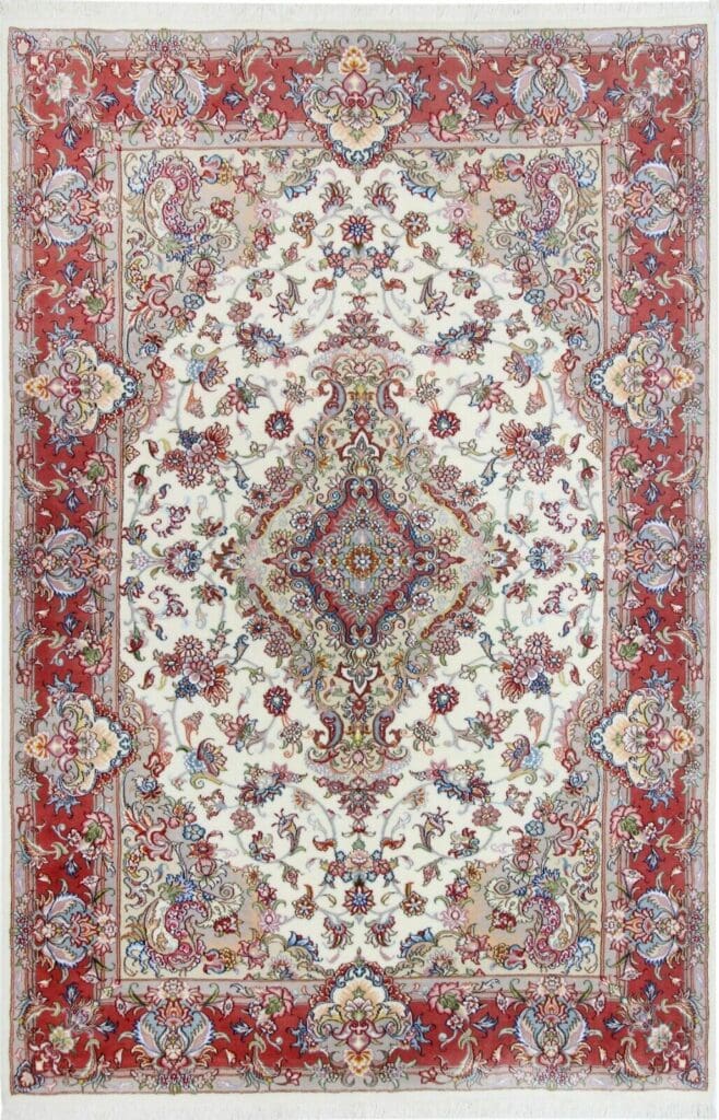 Perserteppich Tabriz 297 x 195 cm Wolle handgeknüpft