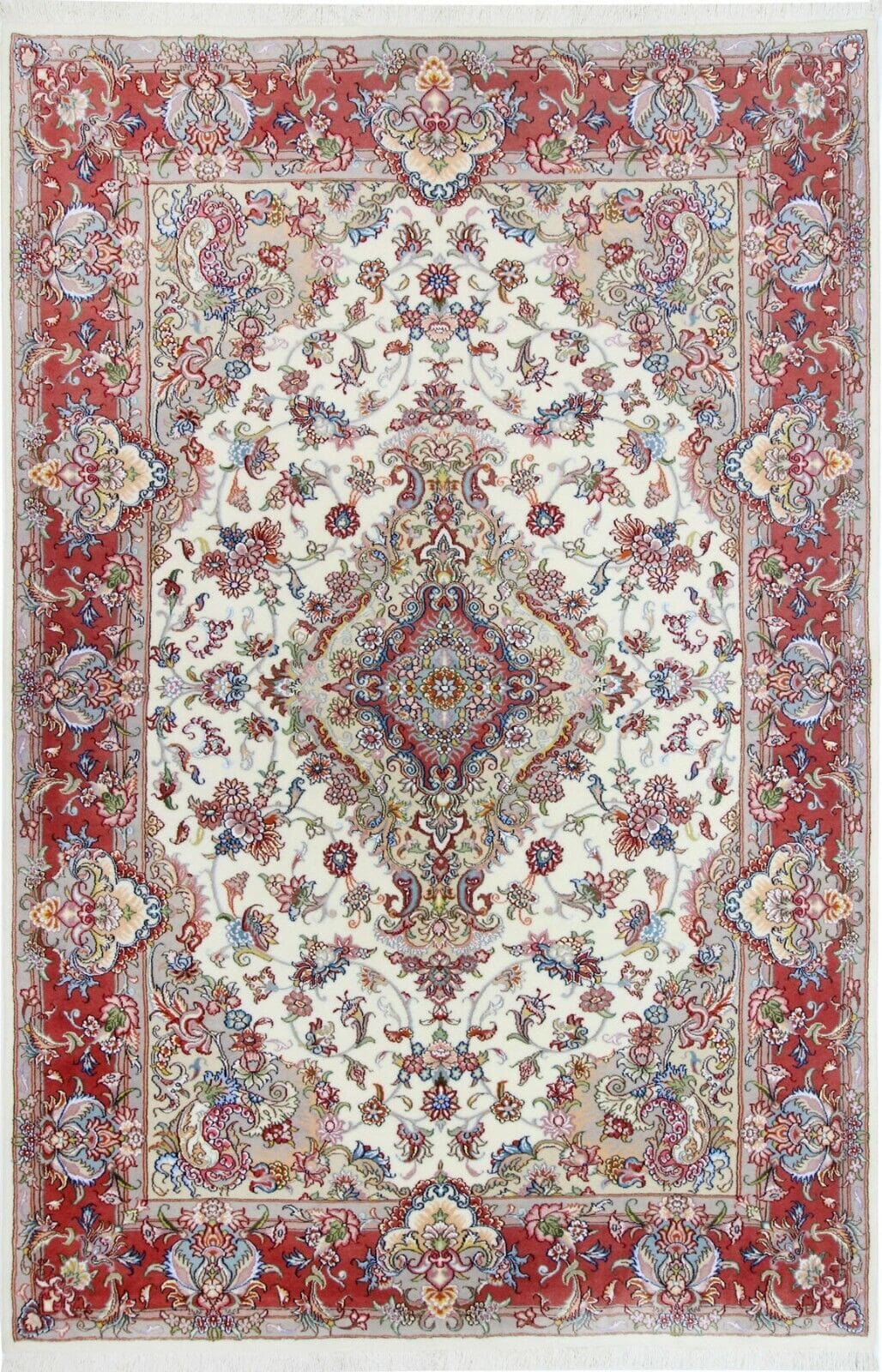 Perserteppich Tabriz 297 x 195 cm Wolle handgeknüpft