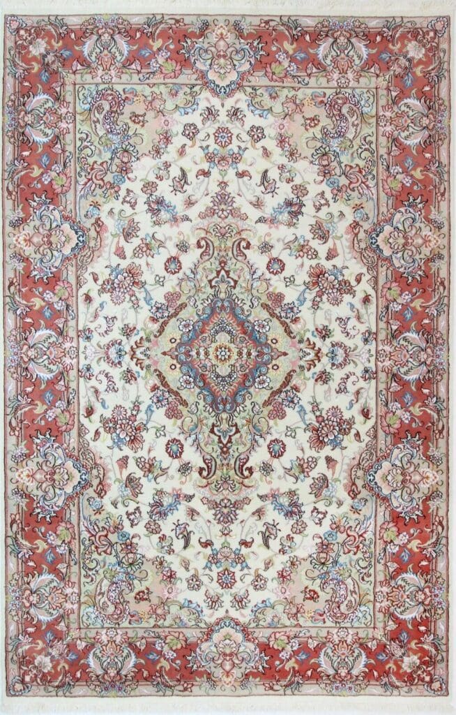 Perserteppich Tabriz 308 x 196 cm Wolle handgeknüpft