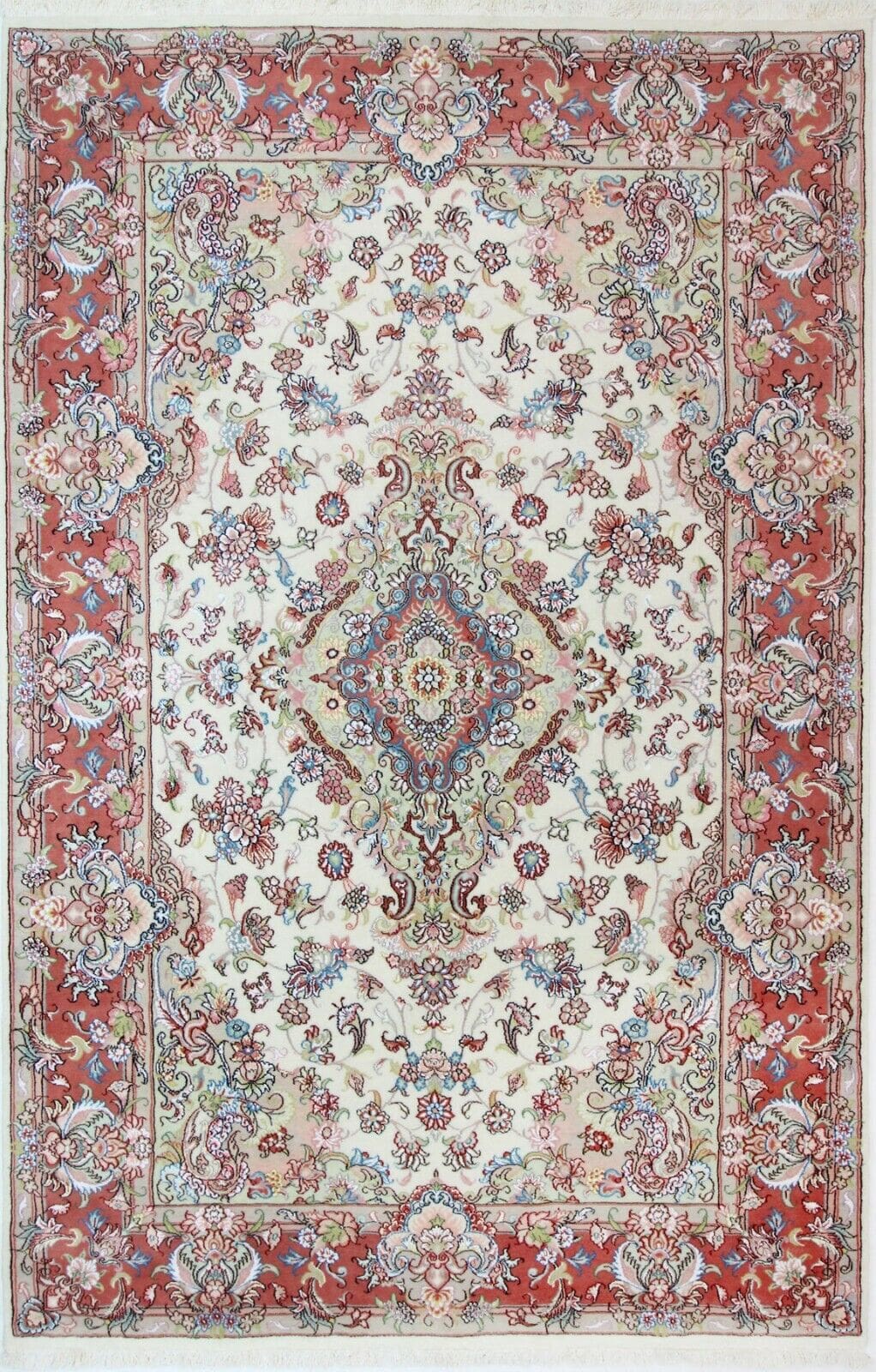 Perserteppich Tabriz 308 x 196 cm Wolle handgeknüpft