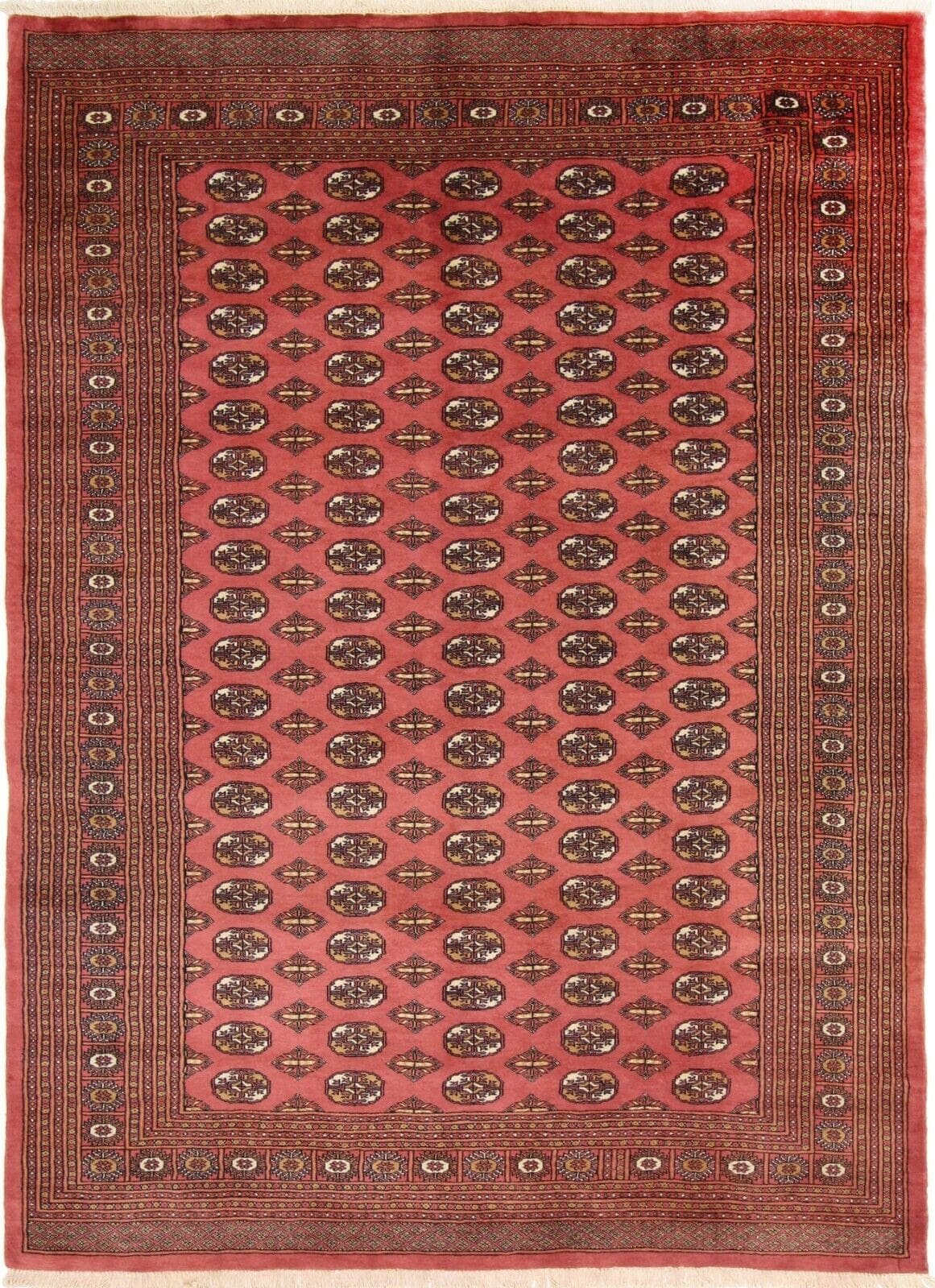 original-pakistan-perserteppich-buchara-302x220-cm-handgeknupft Orientteppich Buchara 302 x 220 cm Wolle handgeknüpft