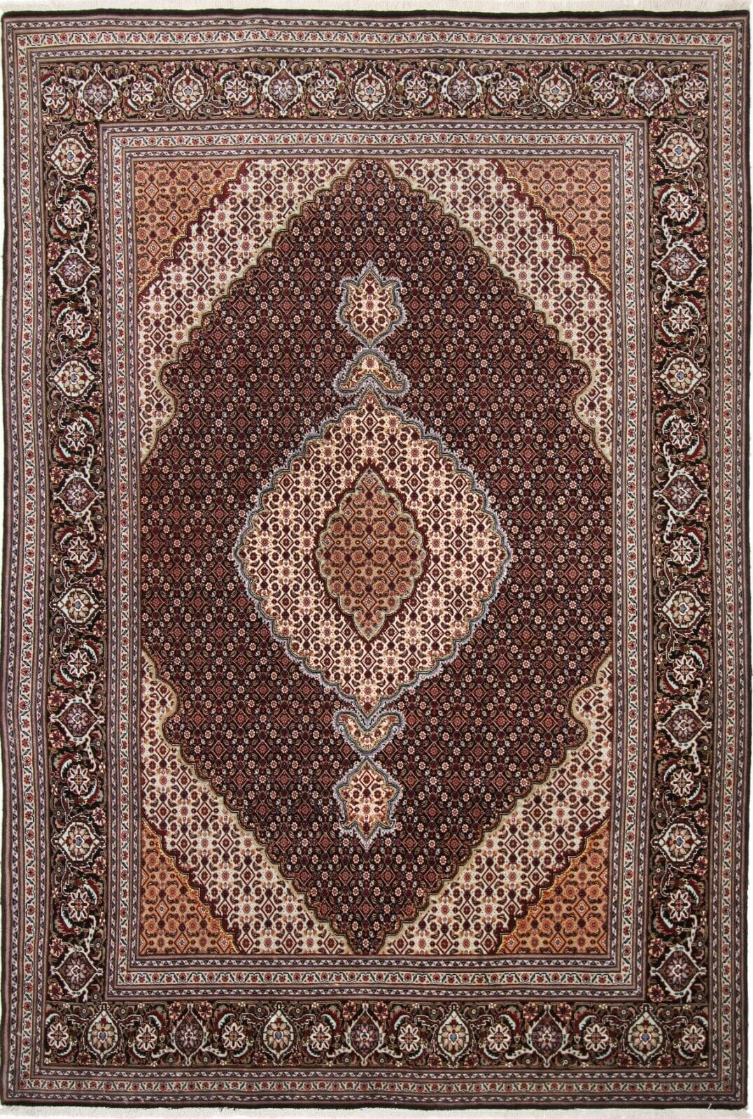 Perserteppich Tabriz 294 x 198 cm Wolle handgeknüpft