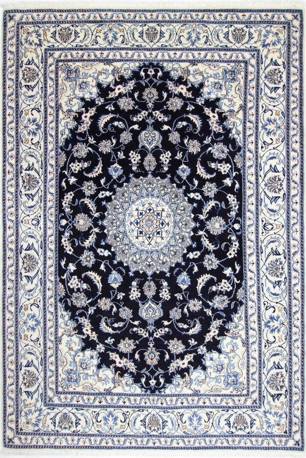 Perserteppich Nain 296 x 195 cm Wolle handgeknüpft