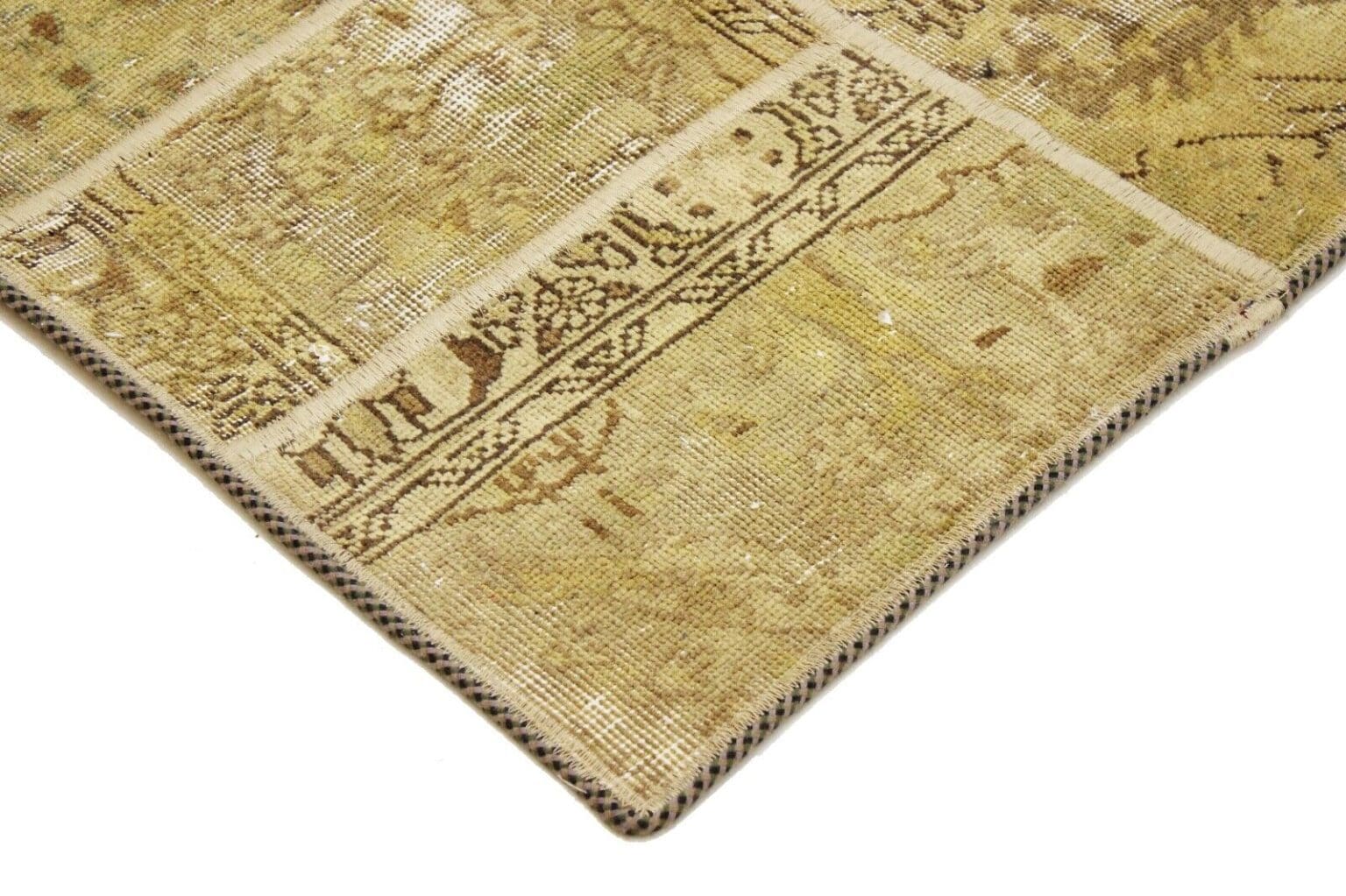 vintage-stonwash-patchwork-perserteppich-240x178-cm-handgeknupft-4 Perserteppich 240 x 178 cm Wolle handgeknüpft