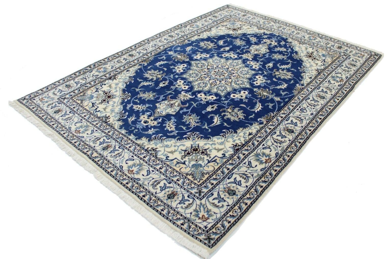 Perserteppich Nain 237 x 170 cm Wolle handgeknupft