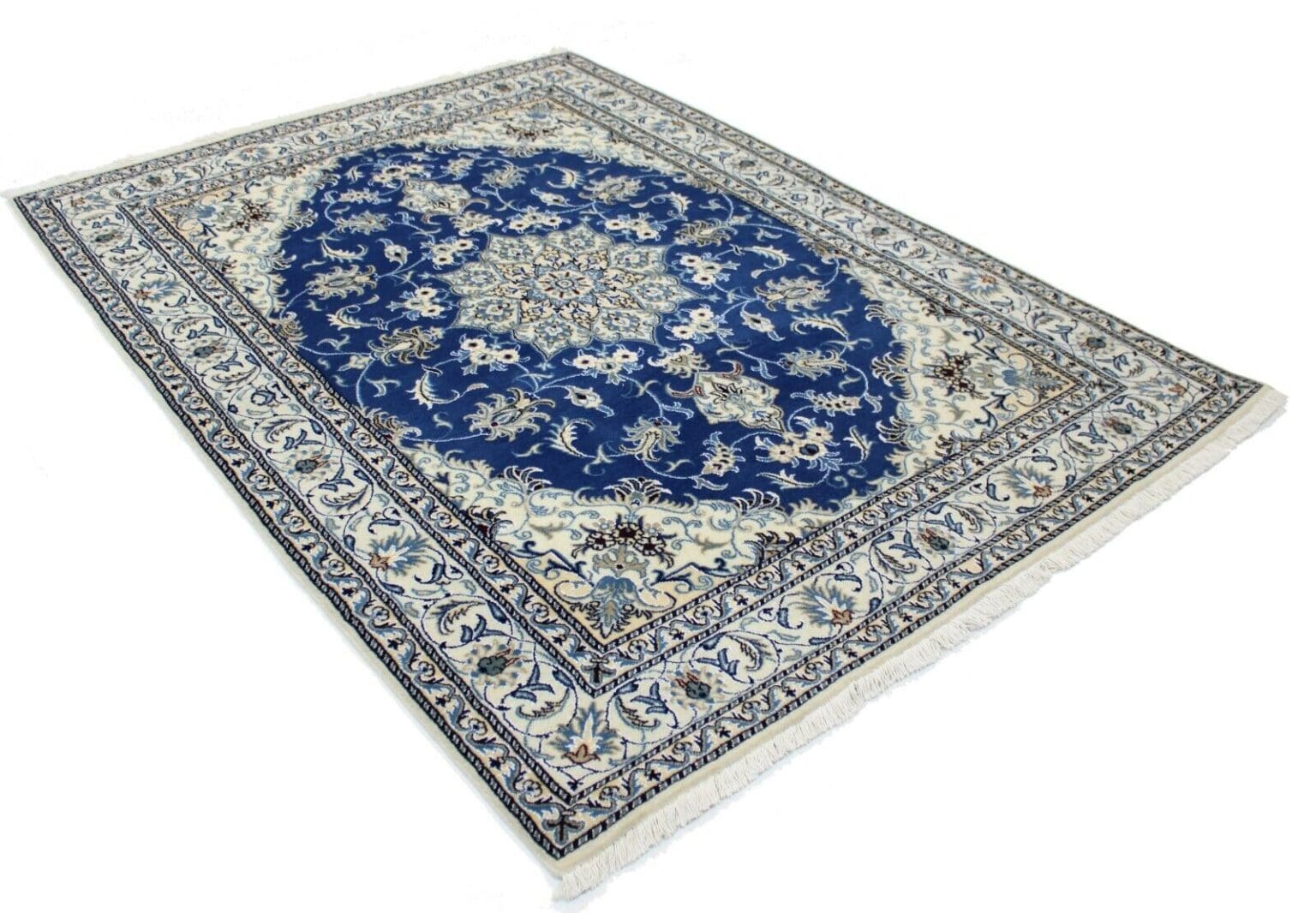 Perserteppich Nain 237 x 170 cm Wolle handgeknupft