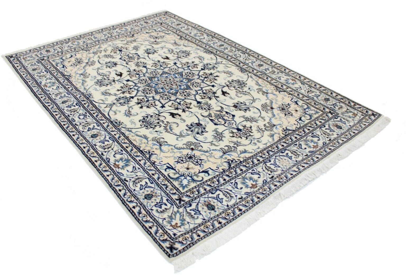 Perserteppich Nain 234 x 163 cm Wolle handgeknüpft