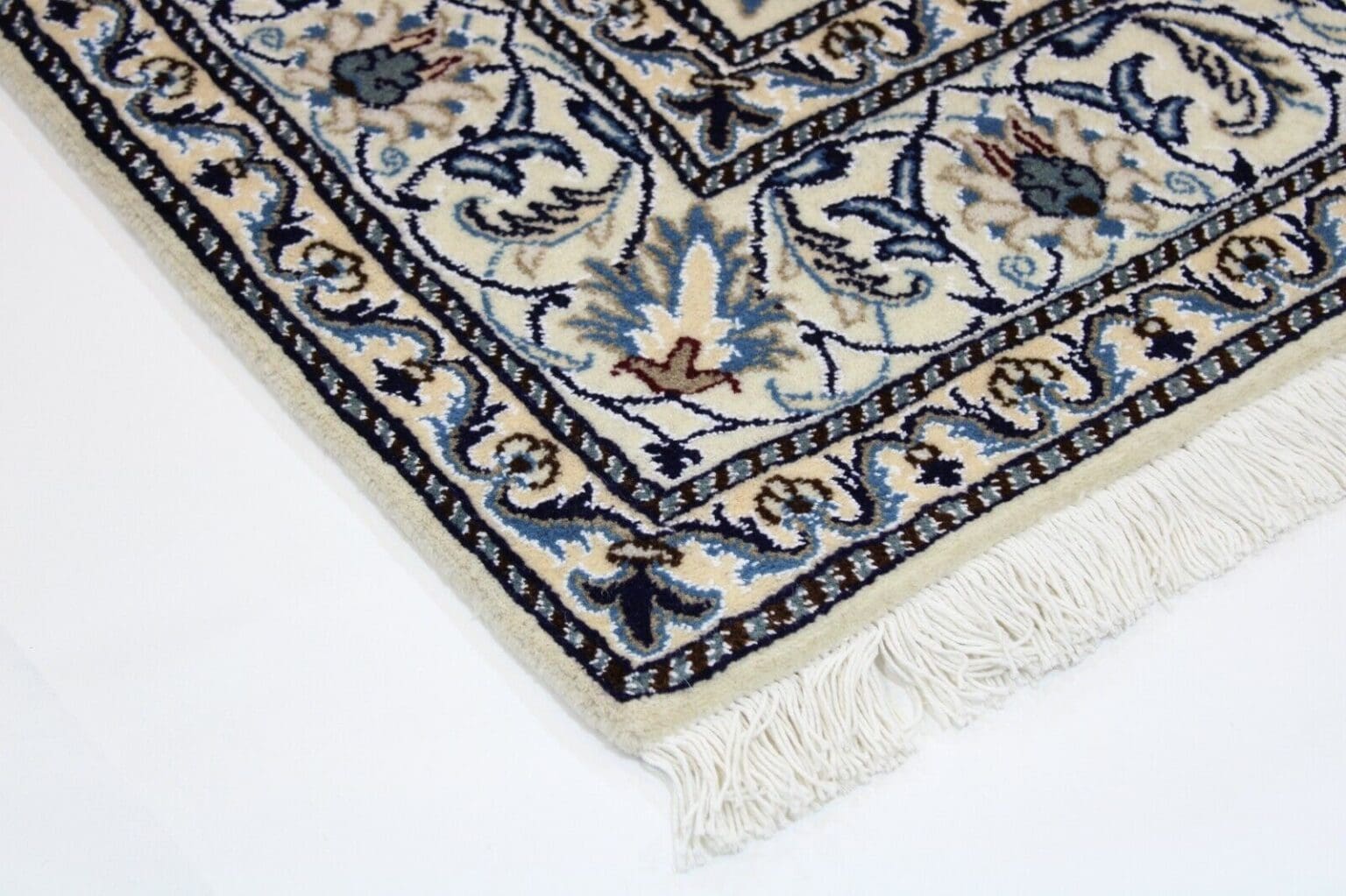 Perserteppich Nain 234 x 163 cm Wolle handgeknüpft