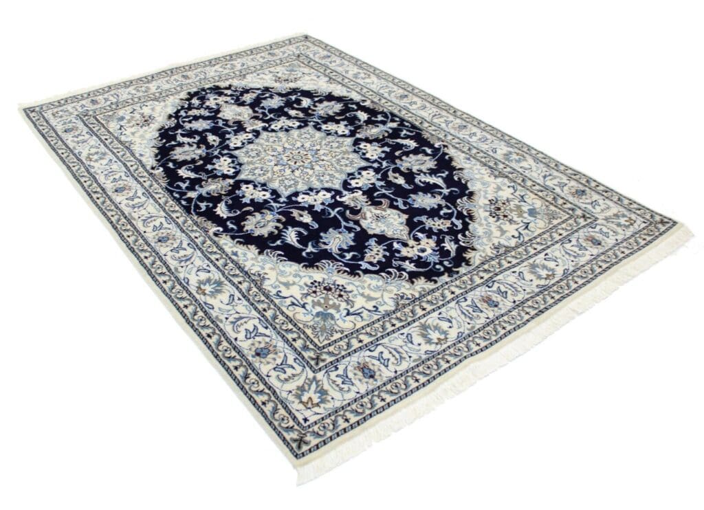 Perserteppich Nain 240 x 169 cm Wolle handgeknüpft