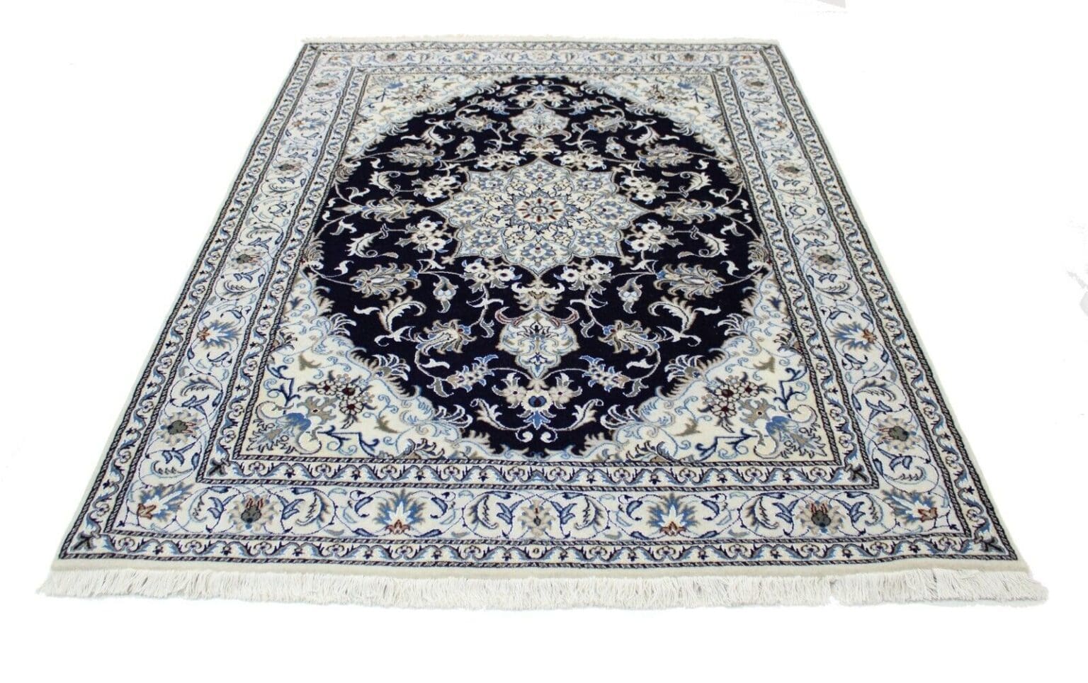 Perserteppich Nain 233 x 166 cm Wolle handgeknüpft