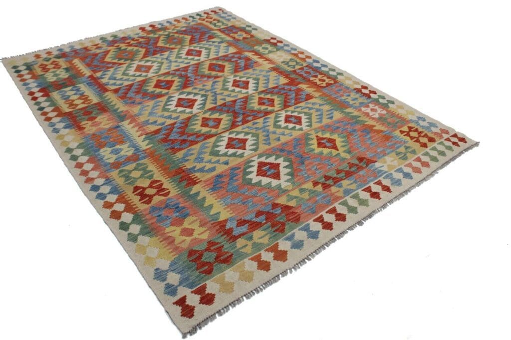Orientteppich Afghanistan 249 x 182 cm Wolle handgewebt