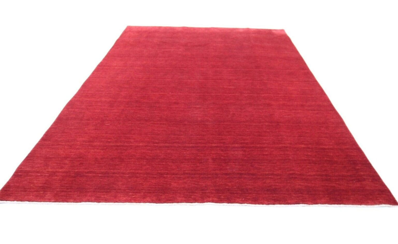 eleganter-perserteppich-292x250-cm-einfarbig-handgeknupft-top-zustand-2 Orientteppich Indien 292 x 250 cm Wolle handgeknüpft