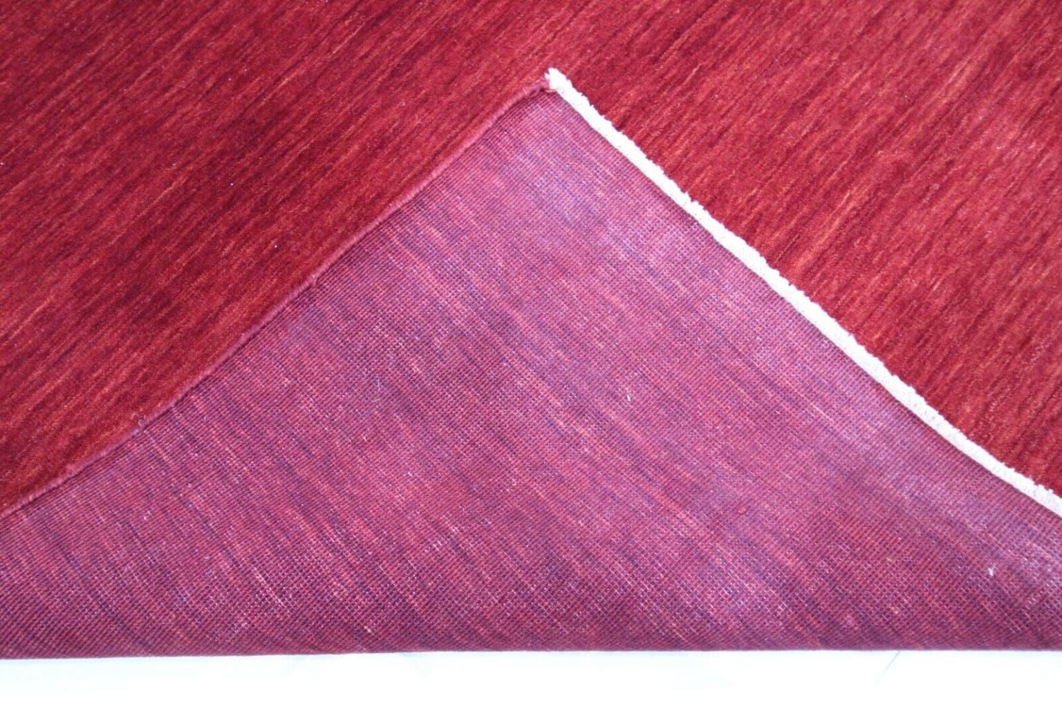 eleganter-perserteppich-292x250-cm-einfarbig-handgeknupft-top-zustand-4 Orientteppich Indien 292 x 250 cm Wolle handgeknüpft