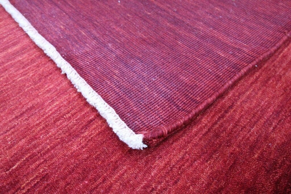 eleganter-perserteppich-292x250-cm-einfarbig-handgeknupft-top-zustand-5 Orientteppich Indien 292 x 250 cm Wolle handgeknüpft