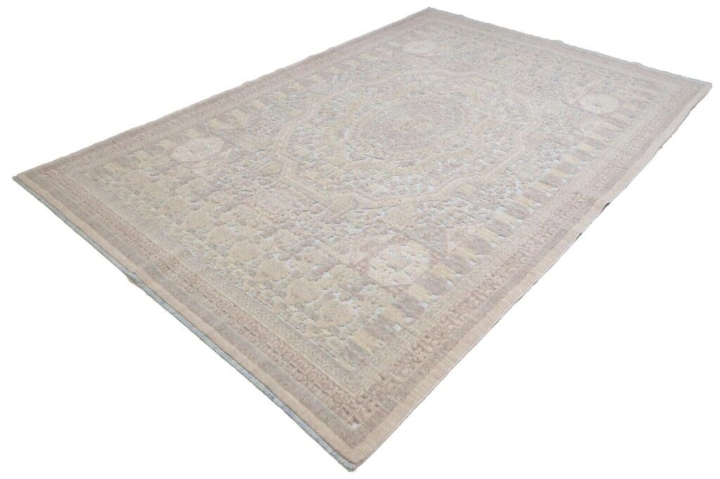 Orientteppich 200 x 287 cm Wolle handgeknüpft