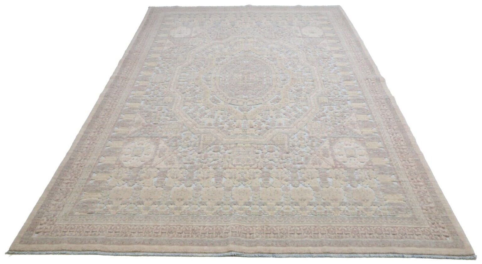 Orientteppich 200 x 287 cm Wolle handgeknüpft