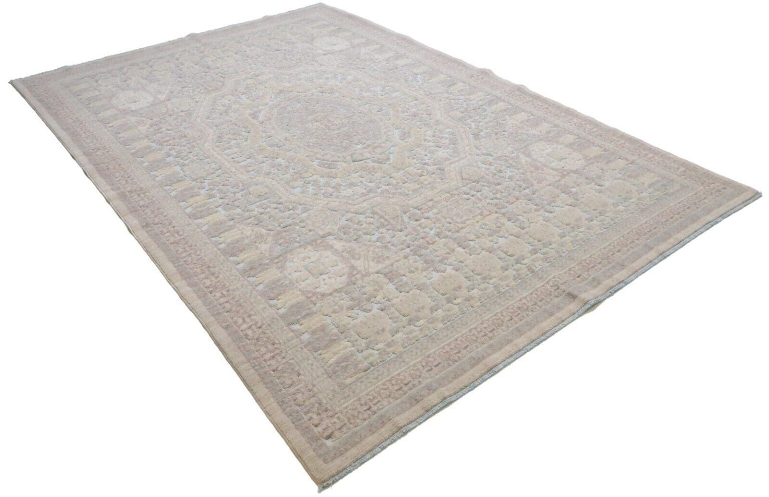 Orientteppich 200 x 287 cm Wolle handgeknüpft