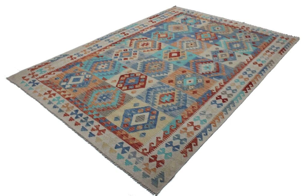 Orientteppich Afghanisch 291 x 204 cm Wolle handgewebt