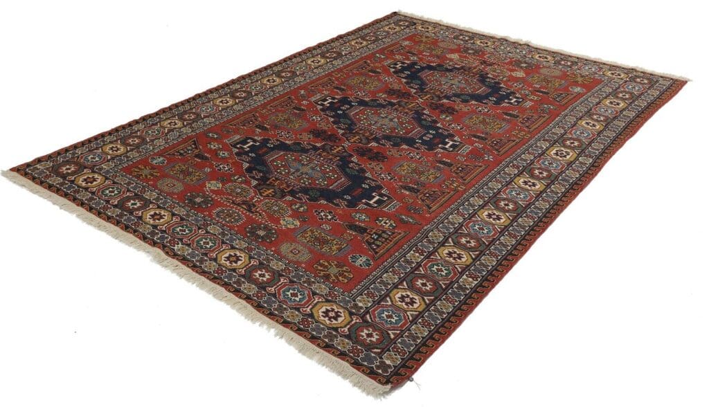 klassischer-kelim-sumach-varni-268x184cm-handgeknupfter-perserteppich-1 Orientteppich 268 x 184 cm Wolle handgewebt