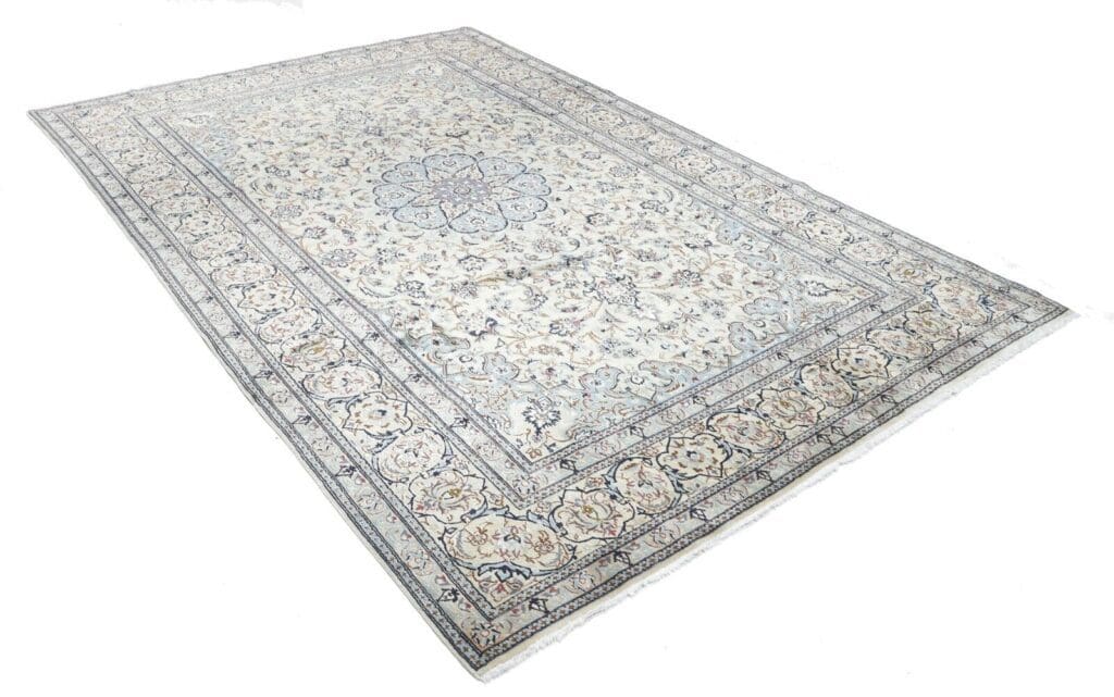 Perserteppich Nain 308 x 200 cm Seide handgeknüpft
