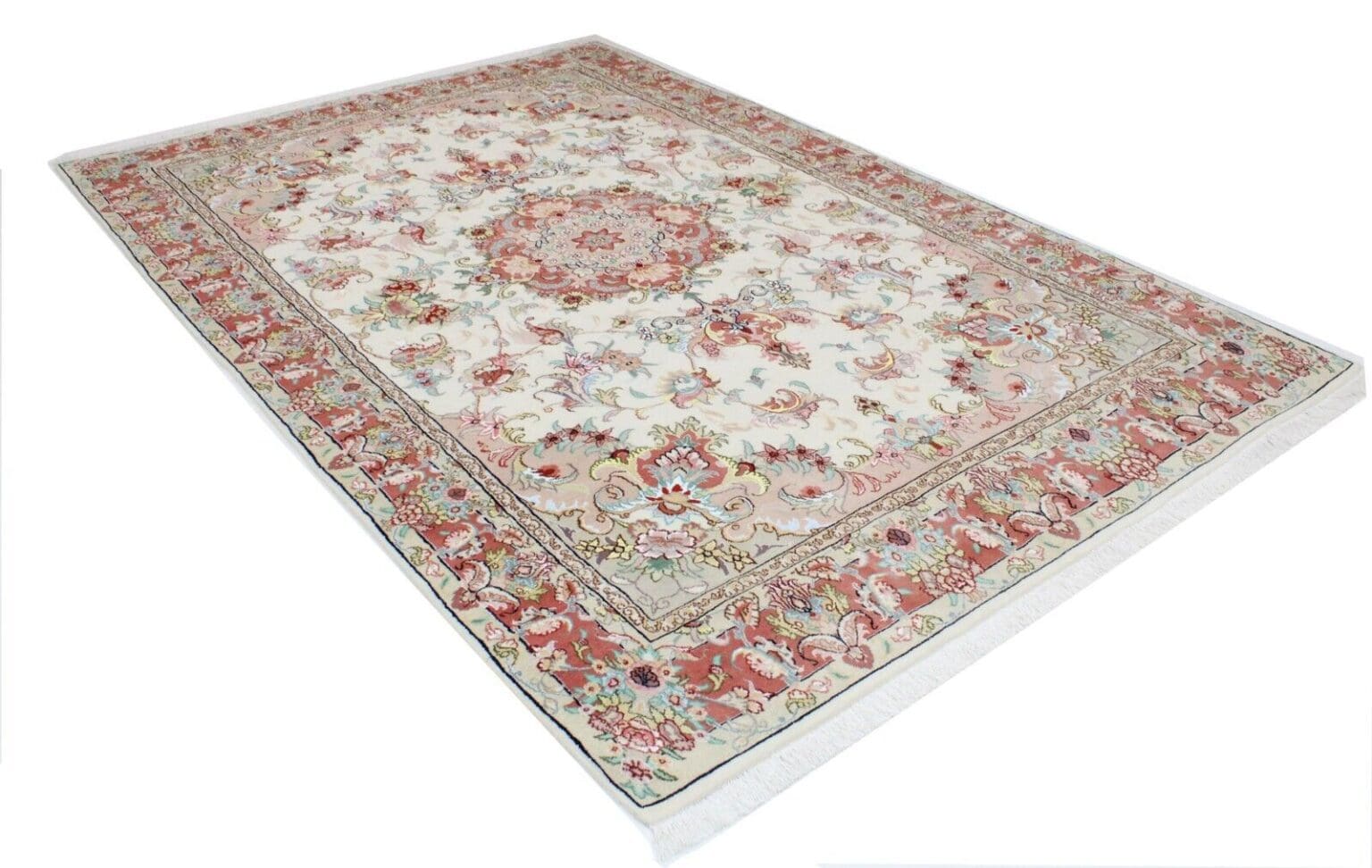Perserteppich Tabriz 304 x 201 cm Wolle handgeknüpft