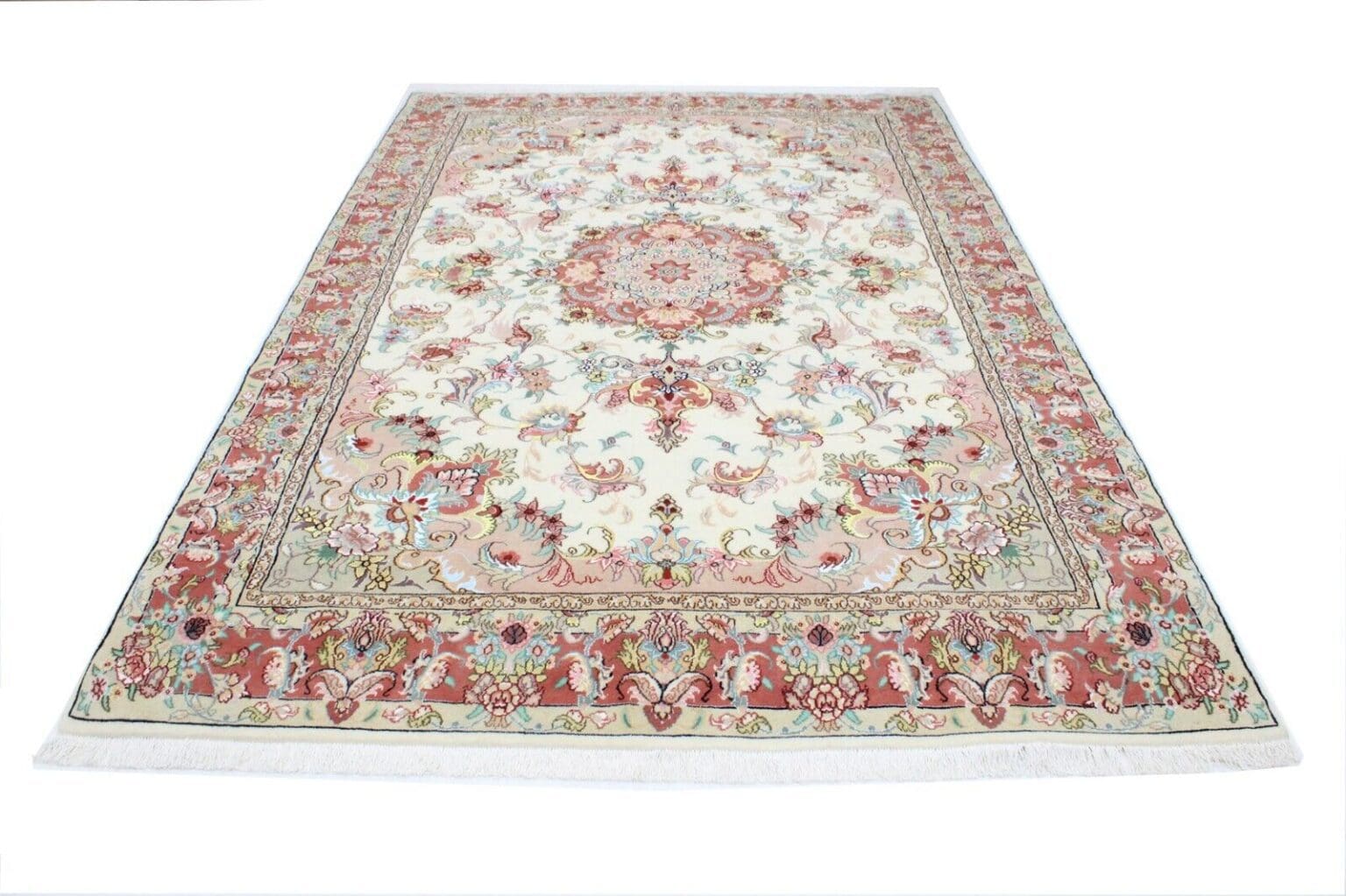 Perserteppich Tabriz 304 x 201 cm Wolle handgeknüpft