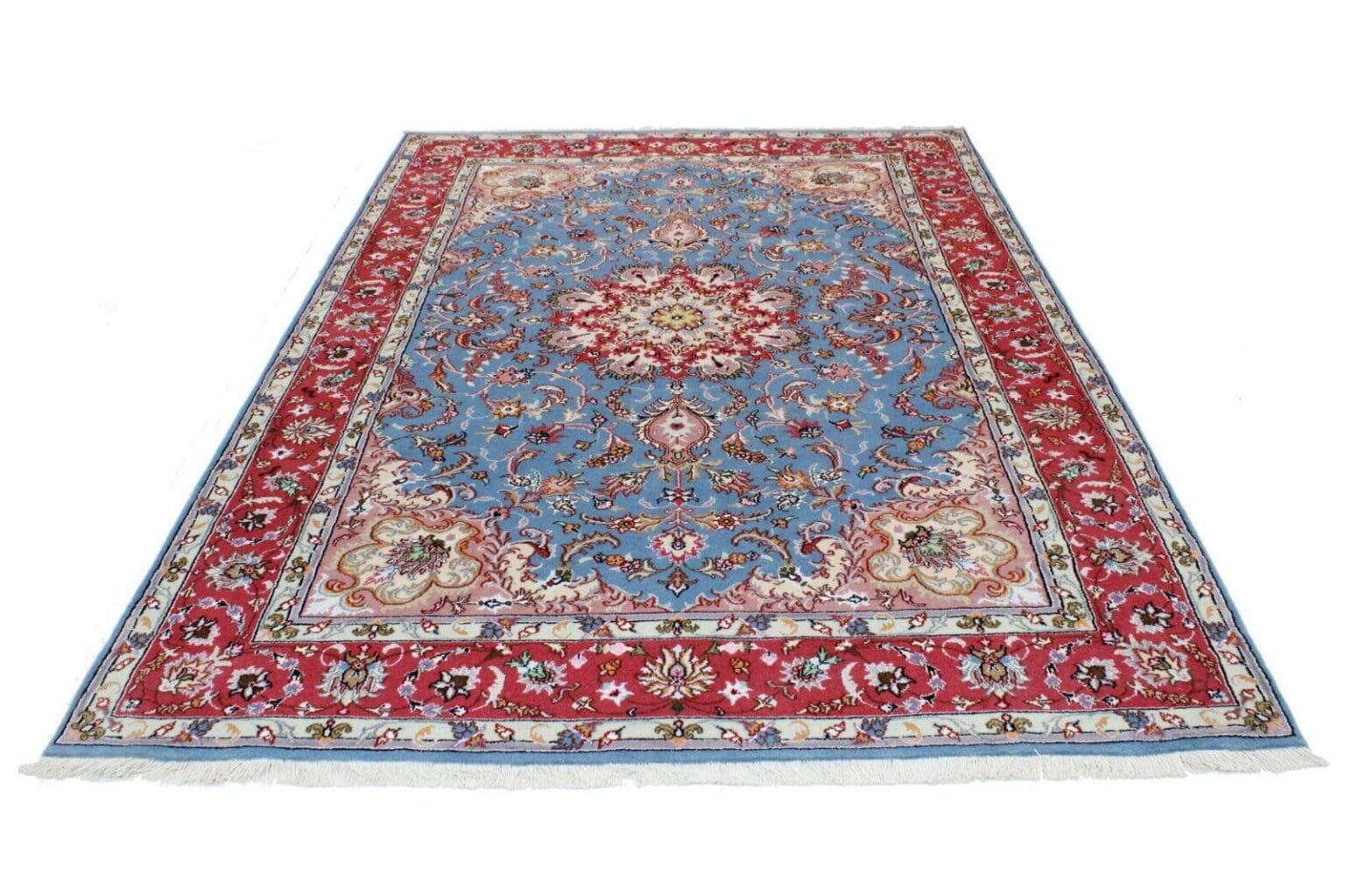 Perserteppich Tabriz 293 x 197 cm Wolle handgeknüpft