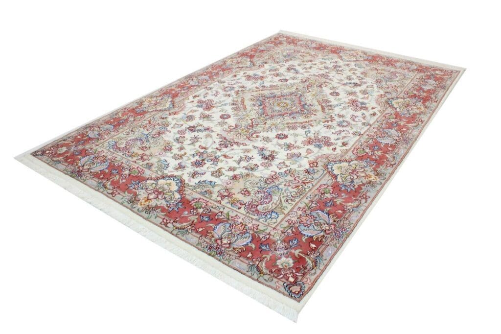 Perserteppich Tabriz 296 x 197 cm Wolle handgeknüpft