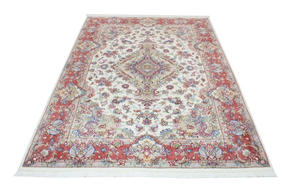 Perserteppich Tabriz 296 x 197 cm Wolle handgeknüpft
