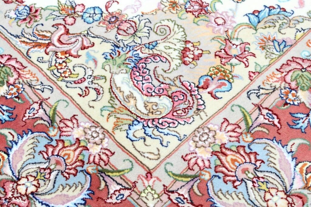 Perserteppich Tabriz 296 x 197 cm Wolle handgeknüpft