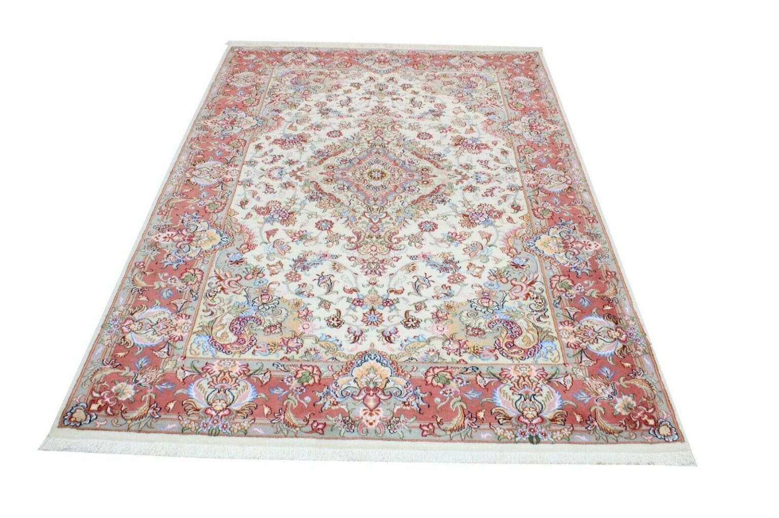 Perserteppich Tabriz 297 x 191 cm Wolle handgeknüpft