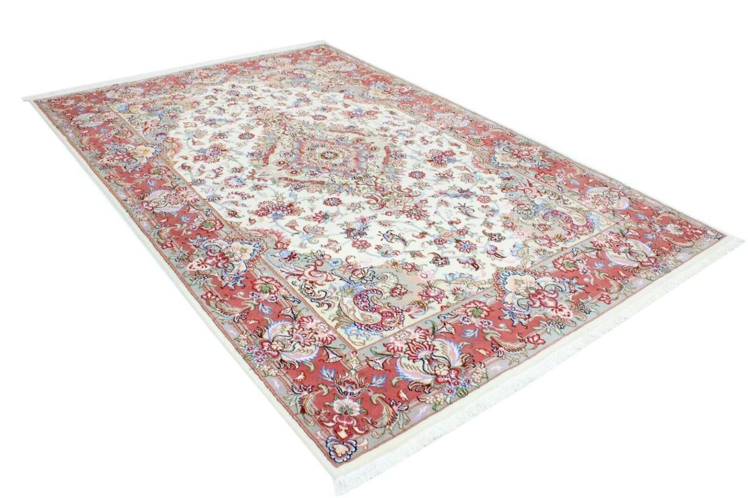 Perserteppich Tabriz 297 x 191 cm Wolle handgeknüpft