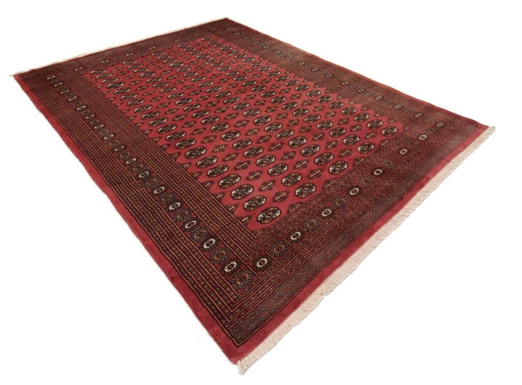 original-pakistan-perserteppich-buchara-302x220-cm-handgeknupft-3 Orientteppich Buchara 302 x 220 cm Wolle handgeknüpft