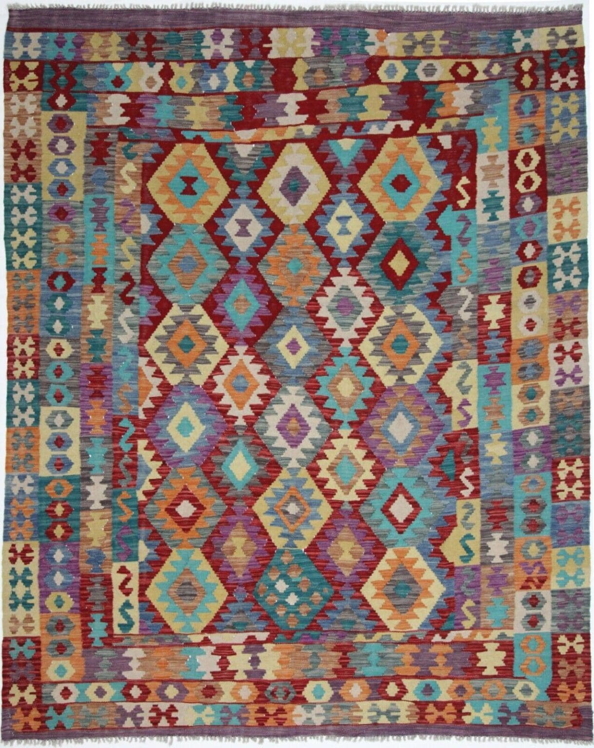 Orientteppich Afghanistan 248 x 196 cm Wolle handgewebt