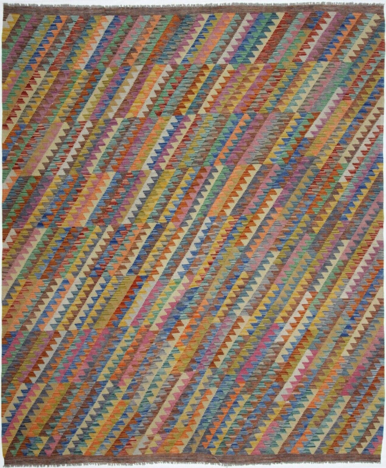 Orientteppich 253x215 cm Wolle handgewebt