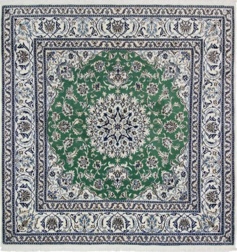 Perserteppich Nain 205 x 197 cm Wolle handgeknüpft