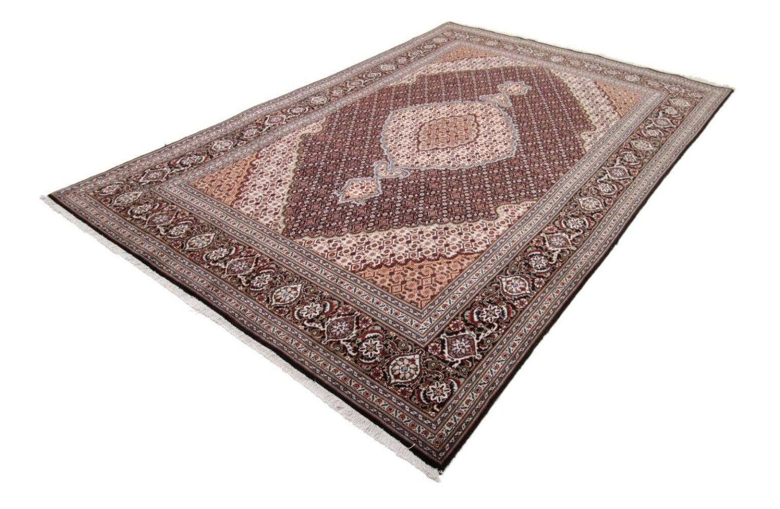 Perserteppich Tabriz 294 x 198 cm Wolle handgeknüpft
