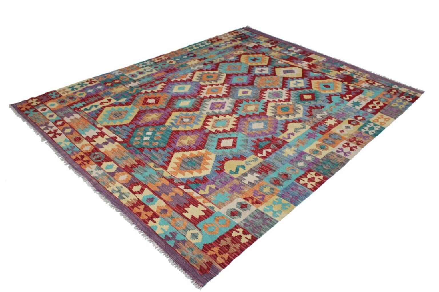 Orientteppich Afghanistan 248 x 196 cm Wolle handgewebt