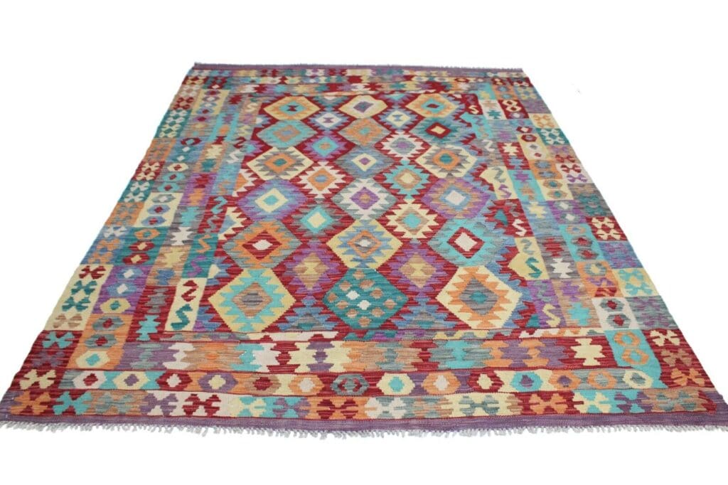 Orientteppich Afghanistan 248 x 196 cm Wolle handgewebt