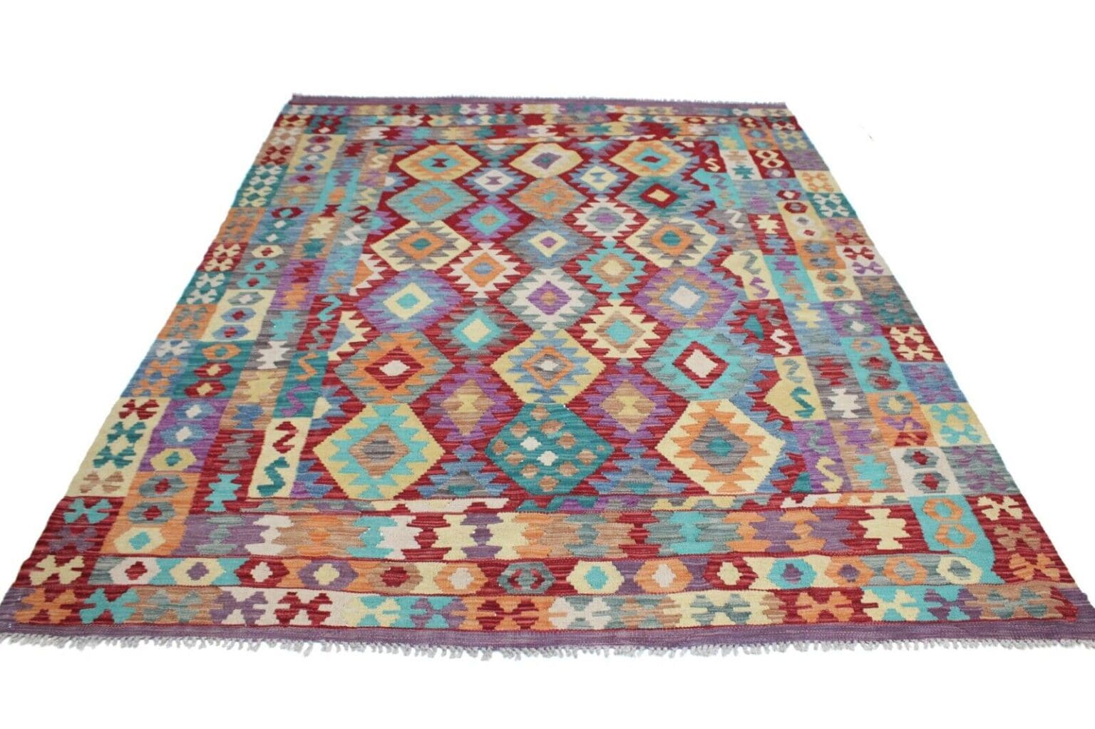 Orientteppich Afghanistan 248 x 196 cm Wolle handgewebt