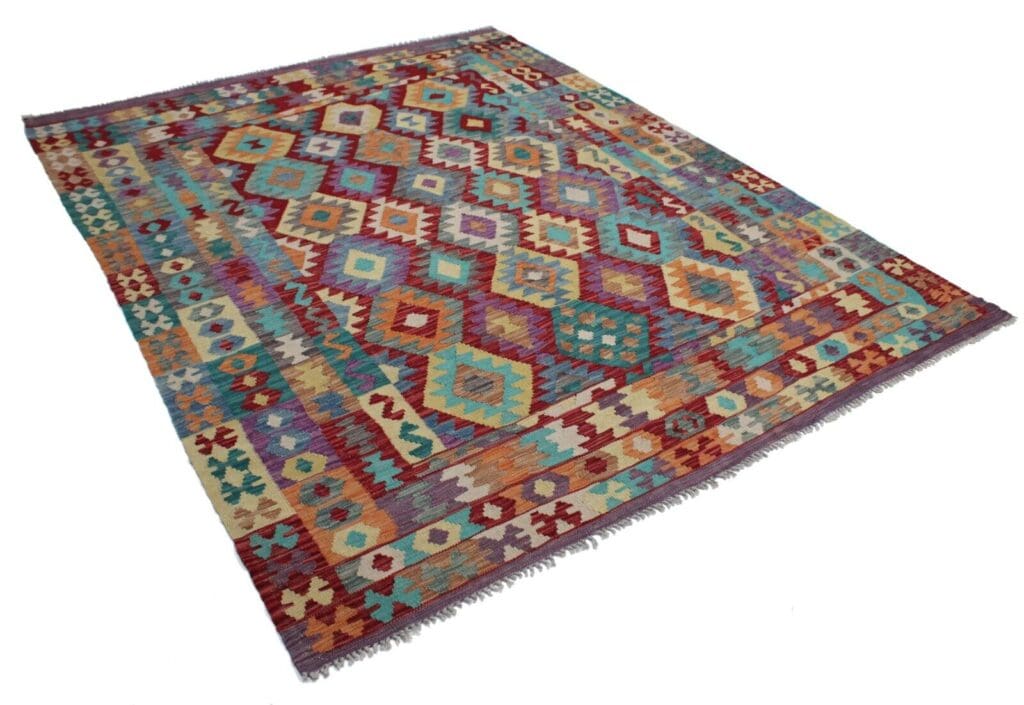 Orientteppich Afghanistan 248 x 196 cm Wolle handgewebt