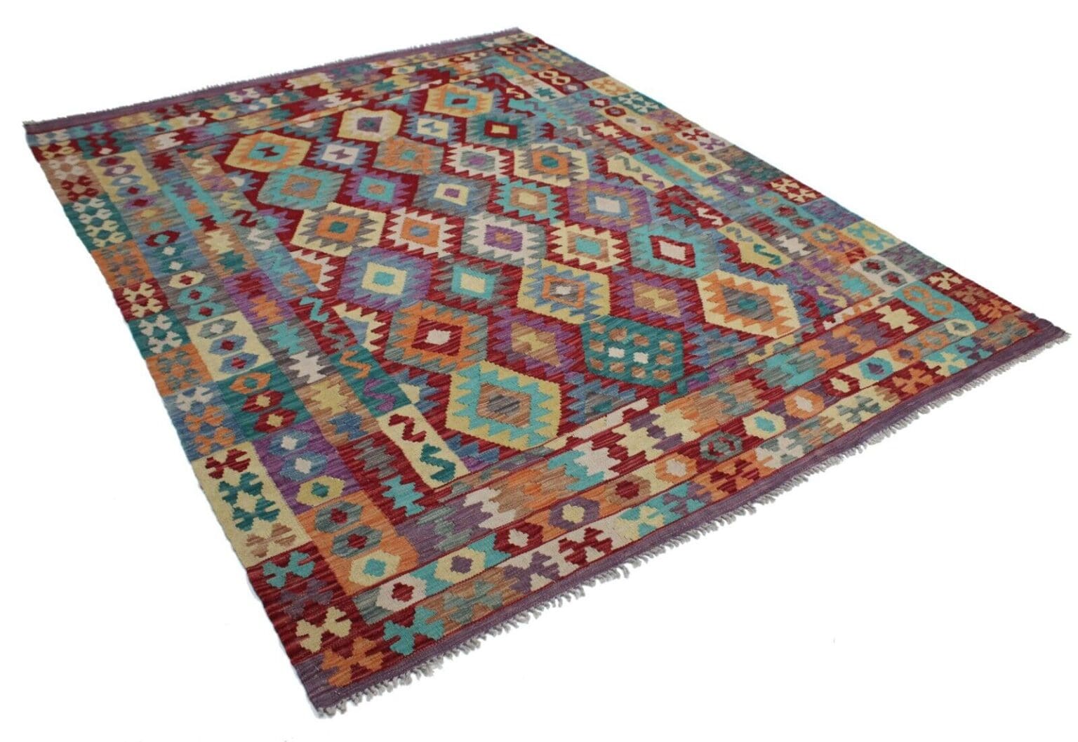 Orientteppich Afghanistan 248 x 196 cm Wolle handgewebt