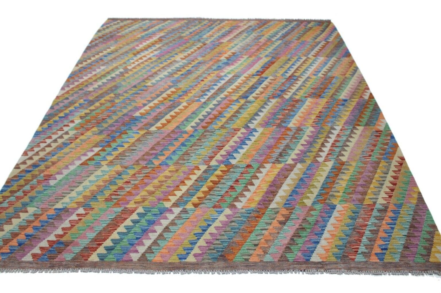 Orientteppich 253x215 cm Wolle handgewebt