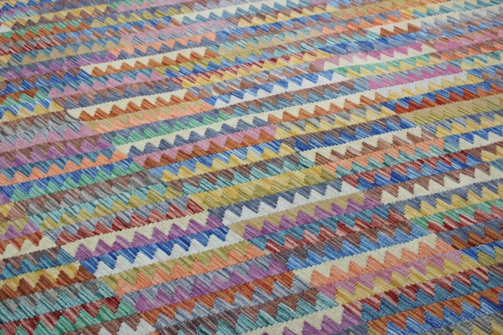 Orientteppich 253x215 cm Wolle handgewebt