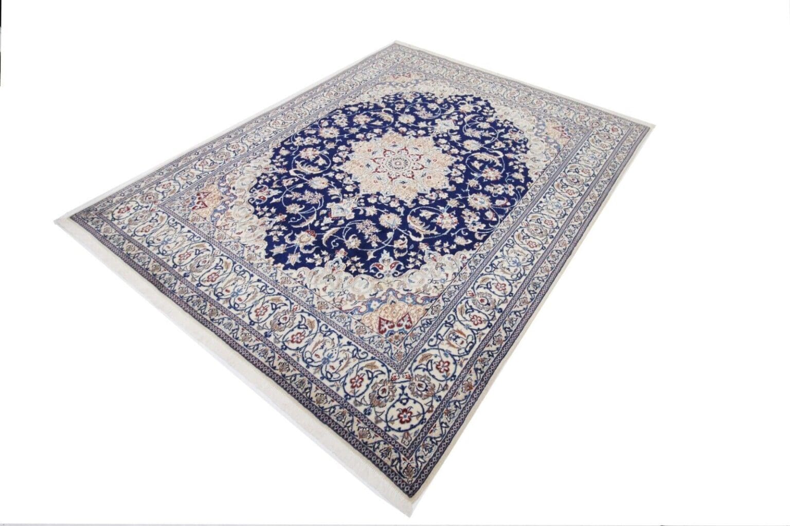 Perserteppich Nain 245 x 195 cm Wolle handgeknüpft