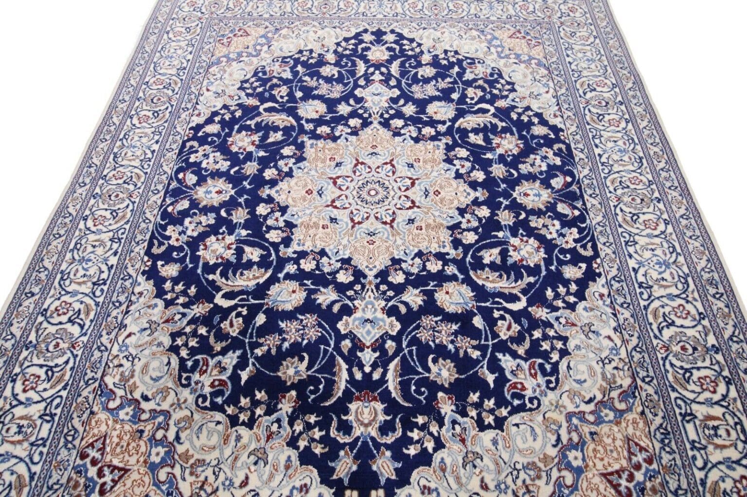 Perserteppich Nain 245 x 195 cm Wolle handgeknüpft
