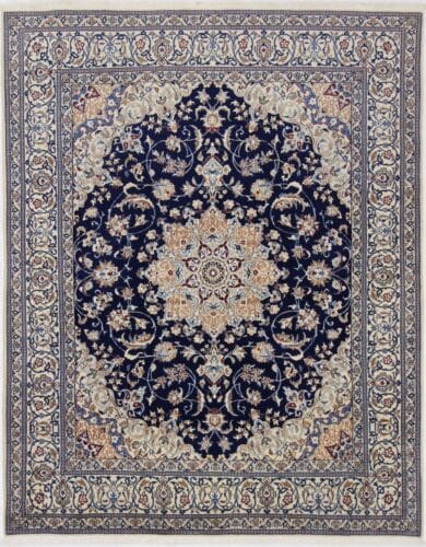 Perserteppich Nain 245 x 195 cm Wolle handgeknüpft